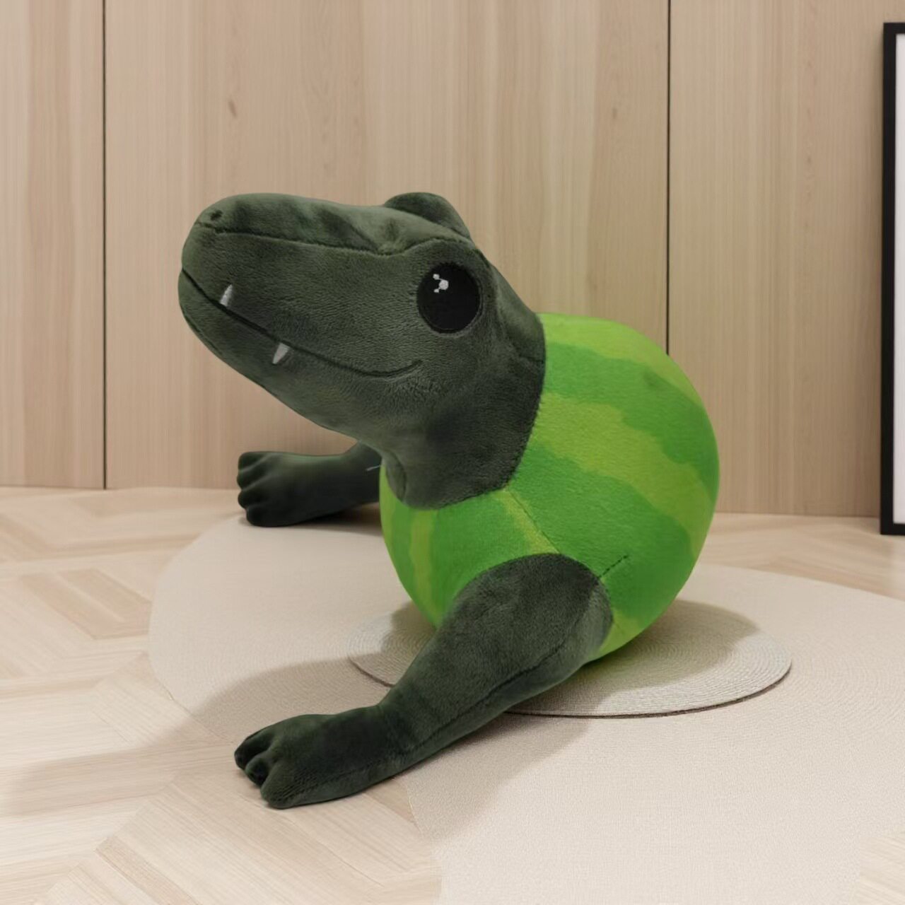 跨境新品tung tung tung sahur 鲨鱼山海经恶搞毛绒玩具娃娃公仔