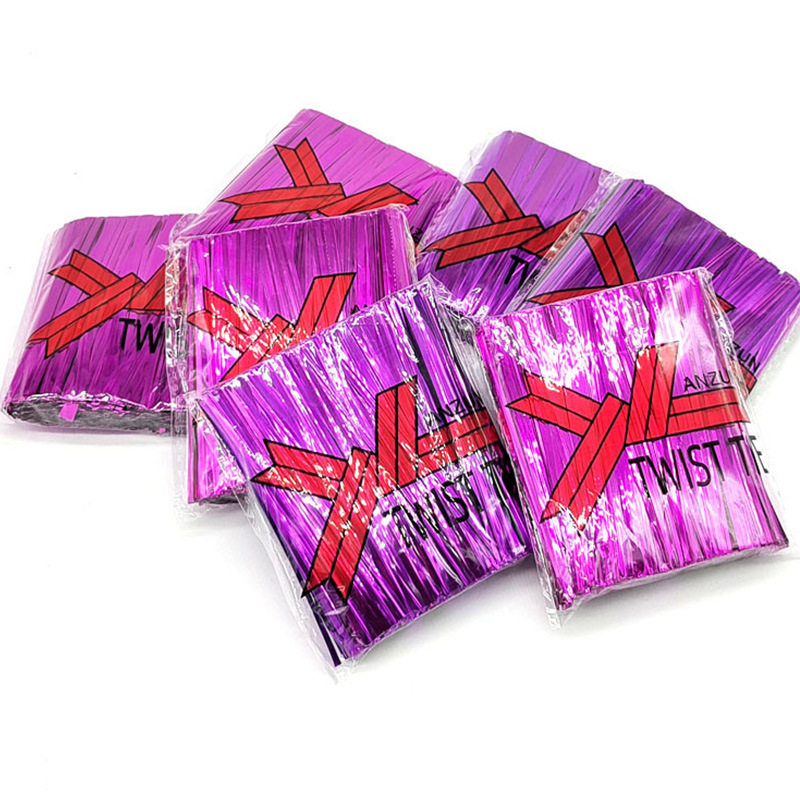 Metal Tie Baking Wedding Candy Packaging Sealing DIY Handmade Material Iron Core Tie Bread Sealing Tie