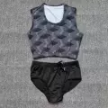 103 square three-point set black