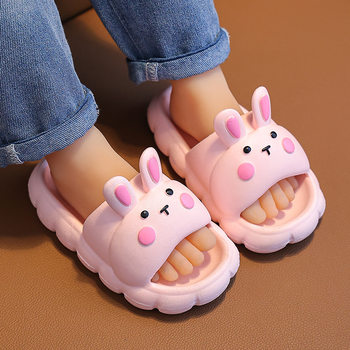 Cartoon Parent-Child Rabbit Children's Slippers Girls' Summer Indoor and Outdoor Girls' New Anti-Slip Sandals and Slippers