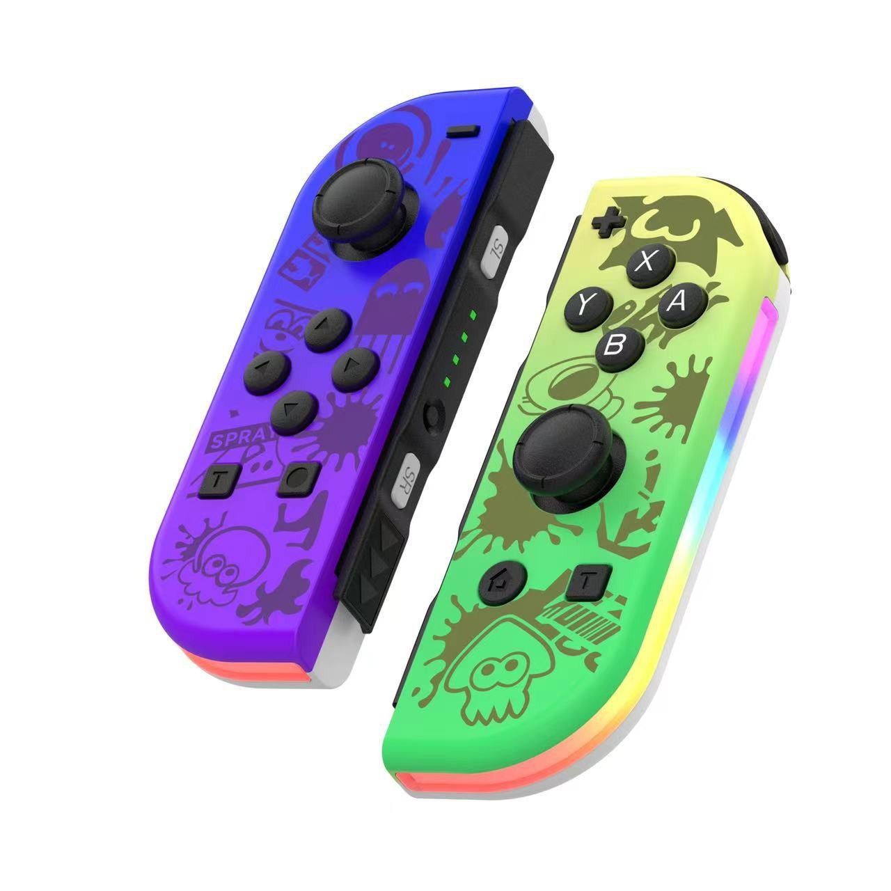 New Switchjoycon Left and Right Game Controller Rgb Light Wake up Bluetooth Vibration Somatosensory Game Controller