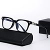 New Fashion Trendy Plain Glasses for Men, Retro Large Frame Glasses for Women, Plain Face, Anti-Blue Light, Photochromic Optical Glasses