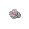 Silver pink zirconium