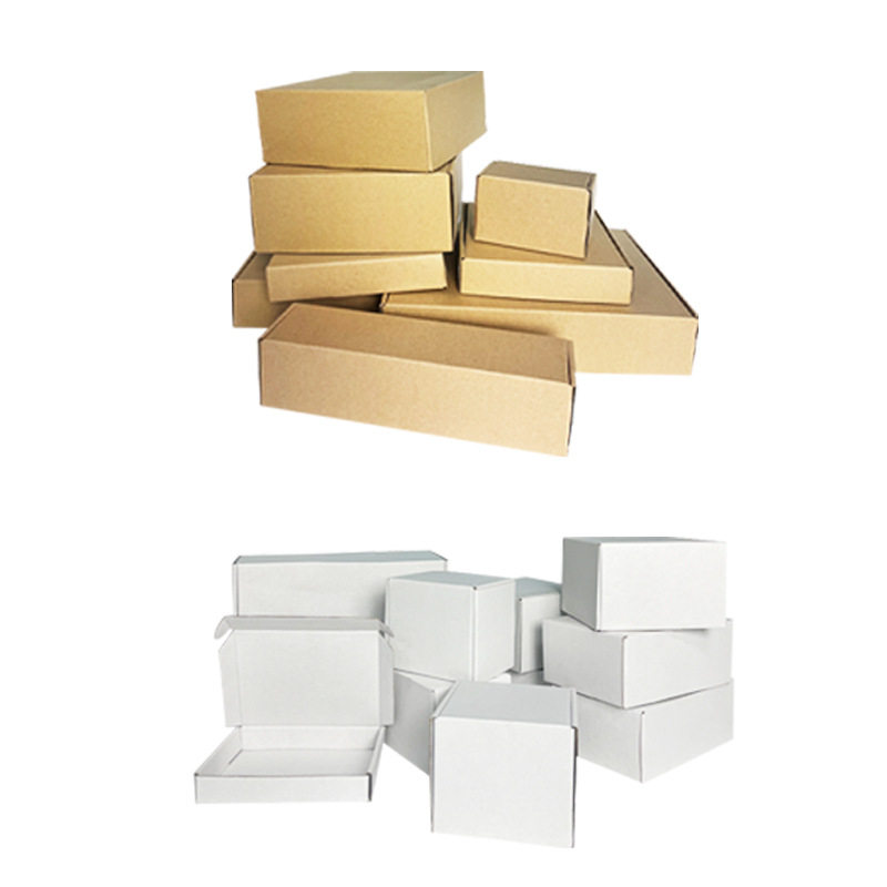 18cm Wide in Stock Extra Hard Kraft Paper Airplane Box Rectangular Export Export Delivery Packaging Box Battery Packaging Box