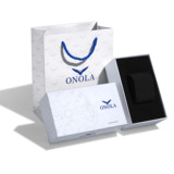 Коробка для часов элитного бренда ONOLA, изысканная коробка для упаковки ювелирных часов с покрытием 