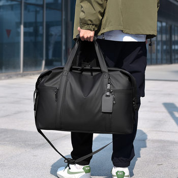 2025 Cross-Border Popular Men's Travel Bag Large Capacity Luggage Bag Business Trip Bag Wear-Resistant Handbag Popular Travel Bag