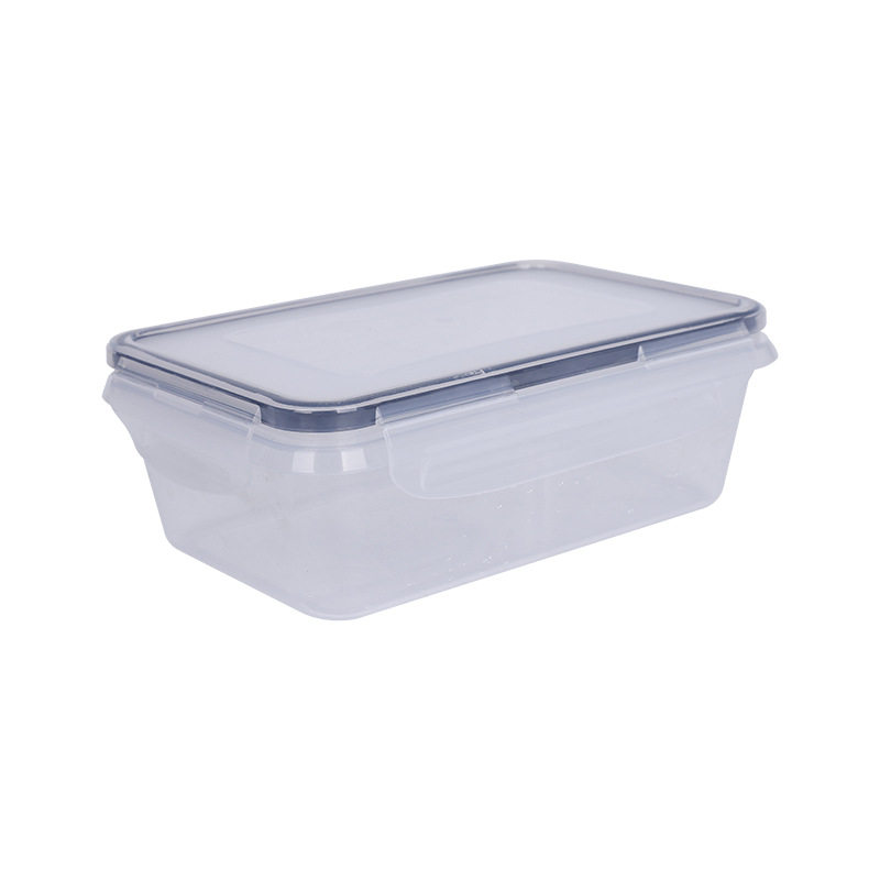 Customized Cross-Border Kitchen Camping Style Pp Food-Grade Refrigerator Storage Microwave Freezer Stall Transparent Fresh-Keeping Lunch Box