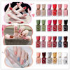2025 Spring and Summer Whitening Nail Polish Non-Peelable No Bake Long-Lasting Wine Red Sweet Powder 36 Colors Oily Nail Polish Factory Wholesale