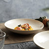 Dehua Ceramic Tableware Wholesale Deep Dish Plates Bowls for Home Use High-End Japanese-Style Tableware Western Salad Plates Novel Design