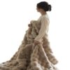 Blanket Imitation Rabbit Fur Blanket Bubble Fleece Blanket Double-Sided Thickened Office Nap Blanket Sofa Throw Blanket Blanket Quilt