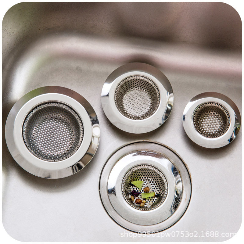 Kitchen Sink Filter Stainless Steel Sewer Sink Filter Washbasin Washbasin Anti-Clogging Anti-Insect Odor Net