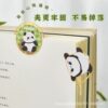 Source factory support bookmark panda cute creative cartoon bookmark creative hollow book buckle lettering