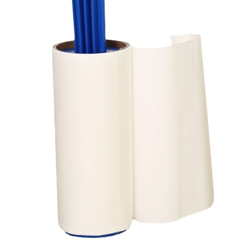 Factory wholesale home green roller type sticky dust collector new tearable sticky wool dust collector can replace sticky paper