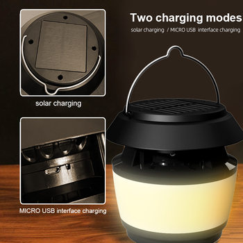 Manufacturers Wholesale Yixuan Solar Satchel Lamp Outdoor Camping Led Lawn Decorative Lamp Garden Courtyard Landscape Lamp