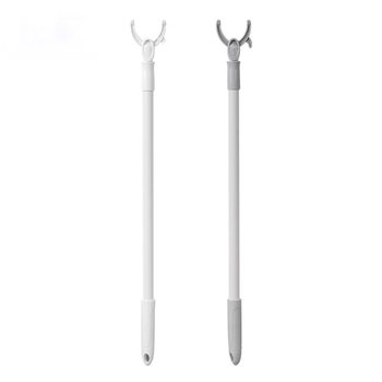 Plastic Pp Clothes Drying Rod Telescopic Dormitory Clothes Drying Rod Household Clothes Fork Clothes Drying Rod Clothing Store Fork Clothes Drying Rod Household