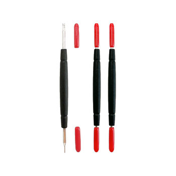 Watch Repair Tool with Protective Cover Raw Ear Fork Double Head Raw Ear Batch Dismantle Belt Steel Band Watch Accessories Watch Ear Fork