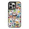 Caseti Fun Pet Dog Park Simple Couple Cartoon Cute Apple 16Pro Phone Case 15Proma