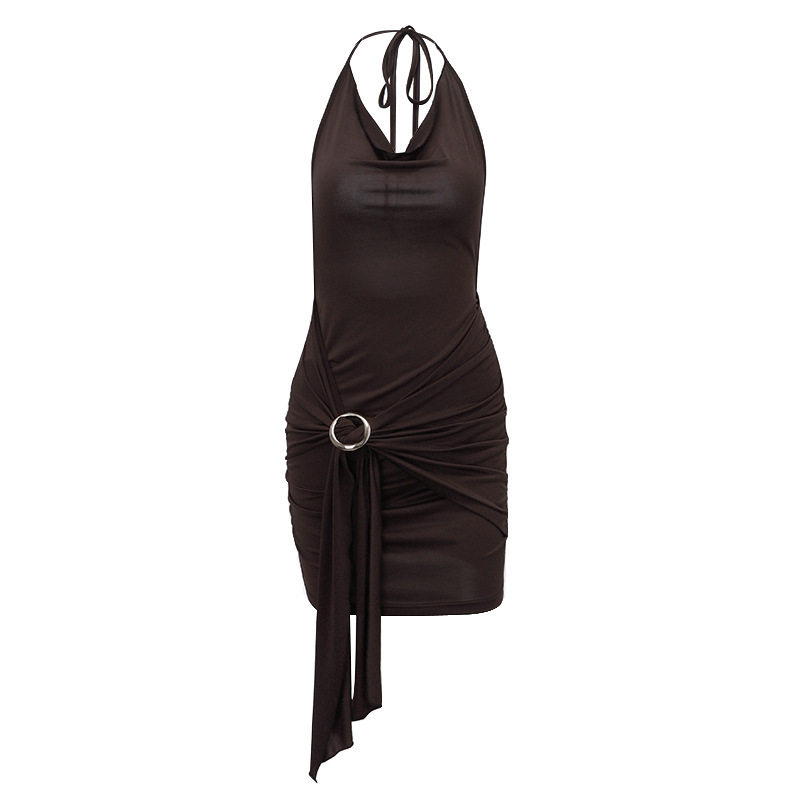 Fashionable Deep V Backless Maxi Dress for Women Elegant Sexy Autumn Style Perfect for Parties and Events Wholesale