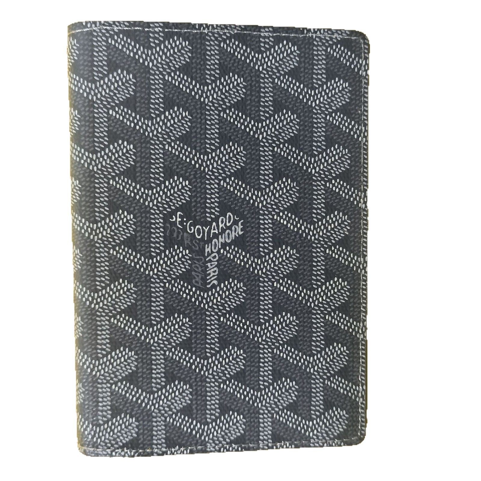 Foreign Trade Goya Passport Holder Dog-Tooth Passport Clip Multi-Card Slot Universal Folding Card Holder Foreign Trade Passport Protective Cover