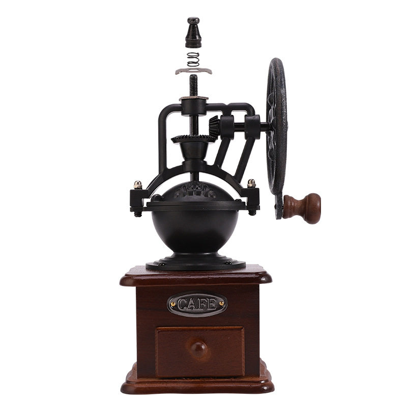 Manufacturer Wholesale Hand-Cranked Coffee Grinder Retro Coffee Grinder Coffee Machine Hand-Cranked Coffee Grinder Supports Oem