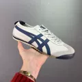 Leather surface-navy blue