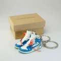 Ow North Carolina Blue (White) Pair with ow Cowhide Box