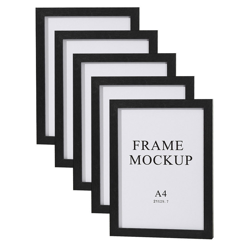 Wooden photo frame table wholesale jigsaw frame A3A4 simple wall frame 4K8K creative photo wall