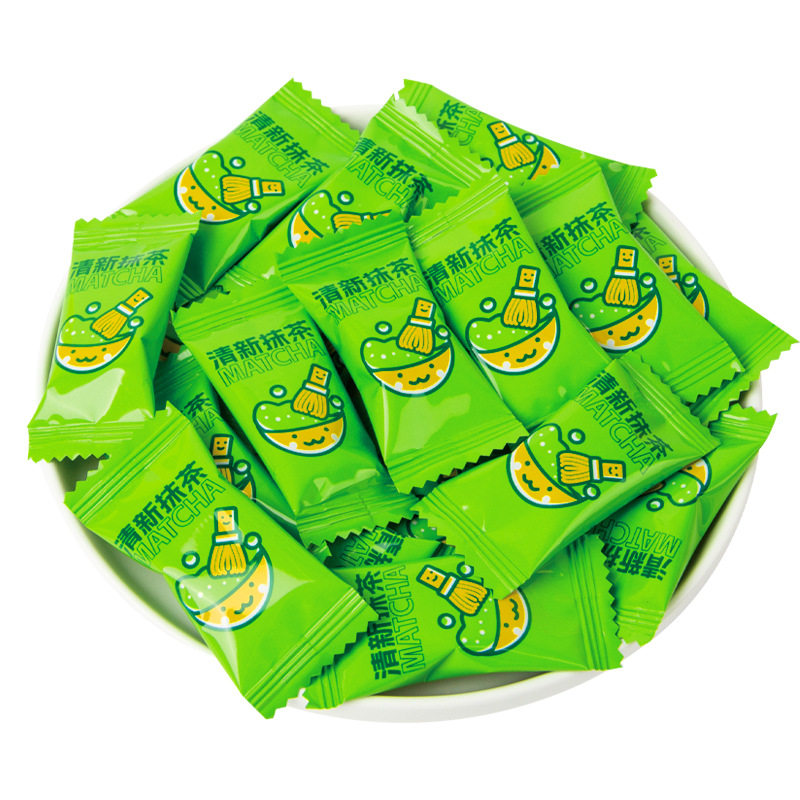 New Year's goods online celebrity matcha candy milk candy milk slices soft candy high-looking wedding candy casual snack reception candy