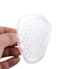 Half-size pad massage silicone forefoot pad high heel insole women's thickened forefoot pad anti-pain half-pad forefoot