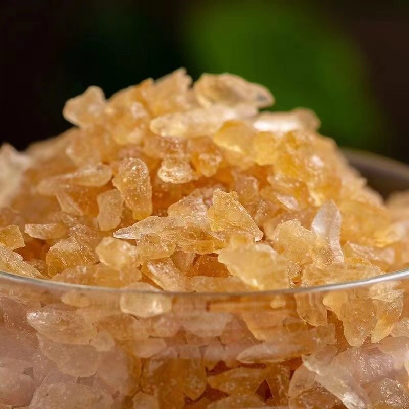 [Free Shipping] 10 Bags of 252g Small Granules of Yellow Rock Sugar Manufacturer Wholesale Huizhan Bagged Yellow Rock Sugar Community Group Purchase Hot Sale