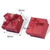 Factory Direct Sale 4*4 Bowknot Earrings Necklace Ring Jewelry Box Minimalist Style Jewelry Box