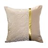 Wholesale cross-border bronzing color matching modern pillow jacquard cushion light luxury pillow American living room sofa pillowcase