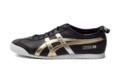 Leather surface - black gold
