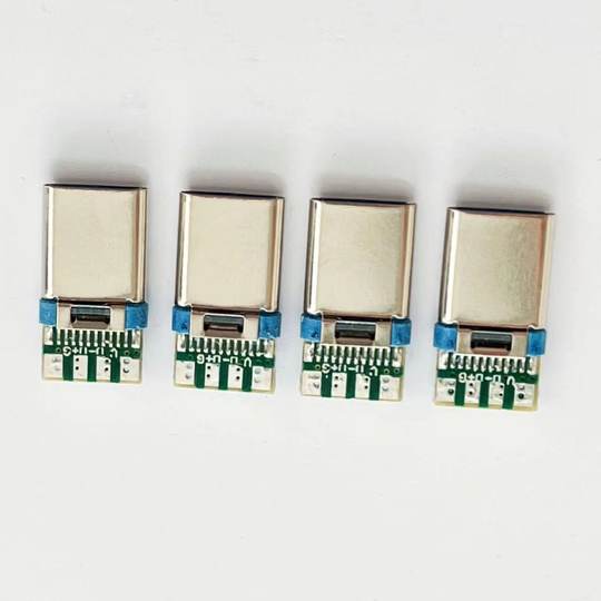 现货 type-c插头 数据充电 四芯56k电阻 type-c公头 快充华为插头