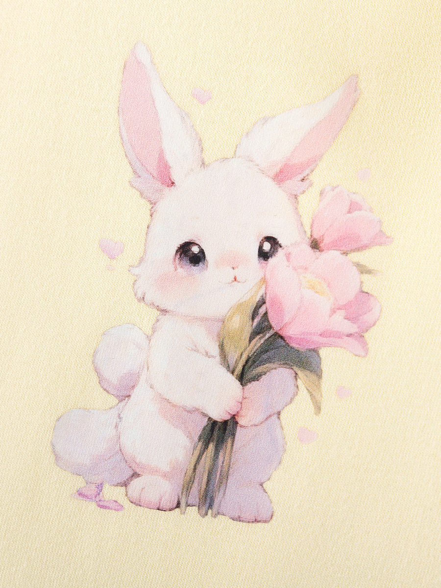 Girls' Summer Short-Sleeve T-Shirt Wholesale from Factory, Style Baby Top, Cartoon Cute Kids' Tee