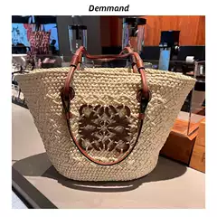 French Style Rattan Straw Woven Bag 2023 New Arrival Pastoral Style Hand Woven Crossbody Tote Seaside Vacation Shoulder Bag