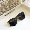 Korean Oval Frame Sunglasses for Women Ins Trendy Style Showing Small Face Retro Personalized Sunglasses Pc Material