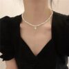 Shijia Ultra-Fine Pearl Necklace for Women 2024 New Double-Layered Clavicle Chain Accessible Luxury Elegant High-End Necklace