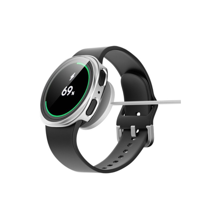 Cross-Border Applicable Samsung Galaxywatch 8 Smart Watch Case Film Glass Tempered Film Integrated Protective Case