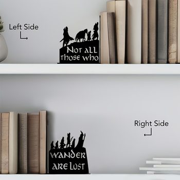 Classic Lines Silhouette Bookend Movie Peripheral Creative Bookend Gift Desktop Personalized Bookshelf Clip Decorative Ornaments