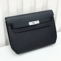 Black silver buckle