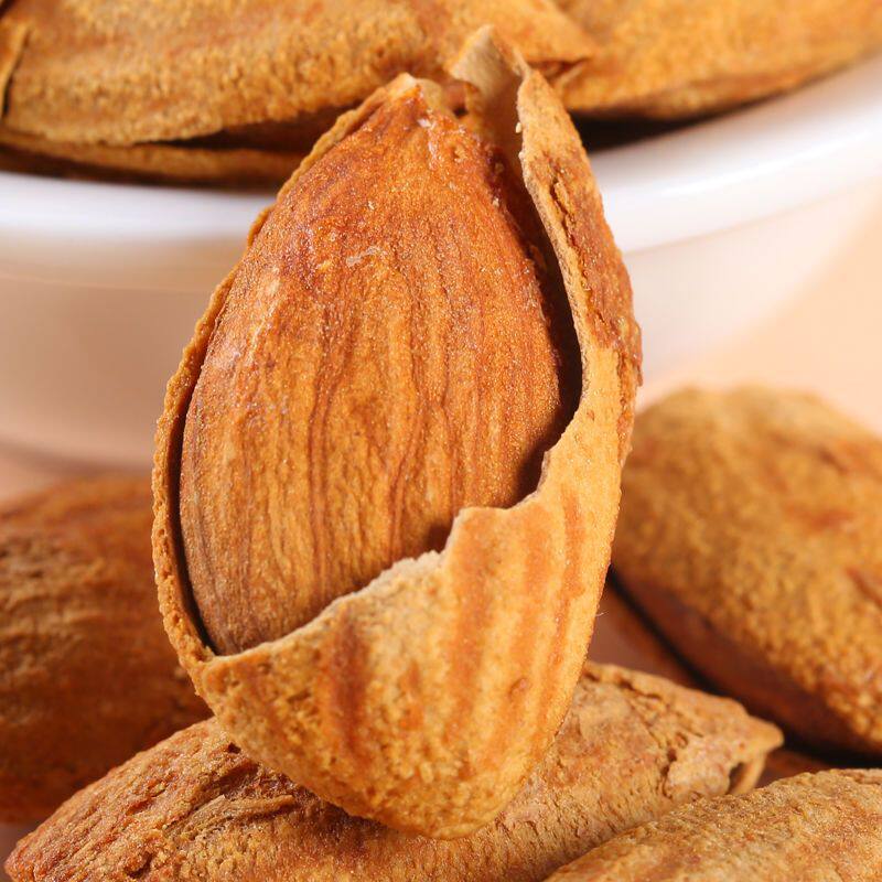 Hand-Peeled Thin-Shell Paper-Skinned Almonds with Can 50G/500G/1000G Free Shipping Almonds Dried Fruit Nuts Large Almonds