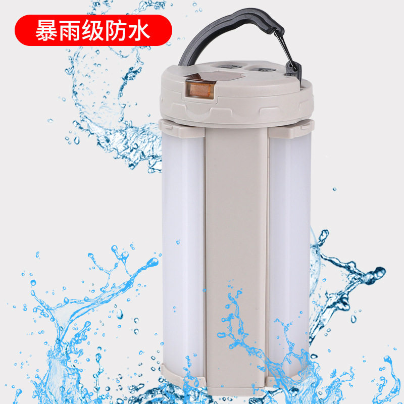 Fun camping light usb charging outdoor camping atmosphere tent light strong light floodlight expandable led portable lamp