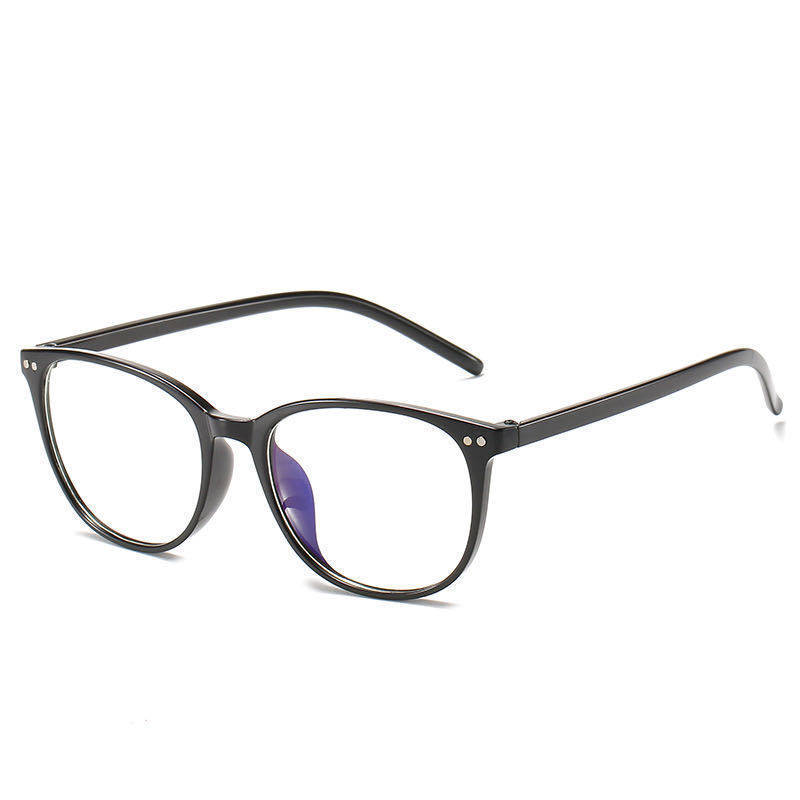 Mi nail glasses women's new myopia finished glasses retro artistic all-match glasses frame computer eye protection plain glasses