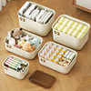 Multi-functional toy storage basket sundries dust-proof book storage box with lid snack storage box plastic storage box