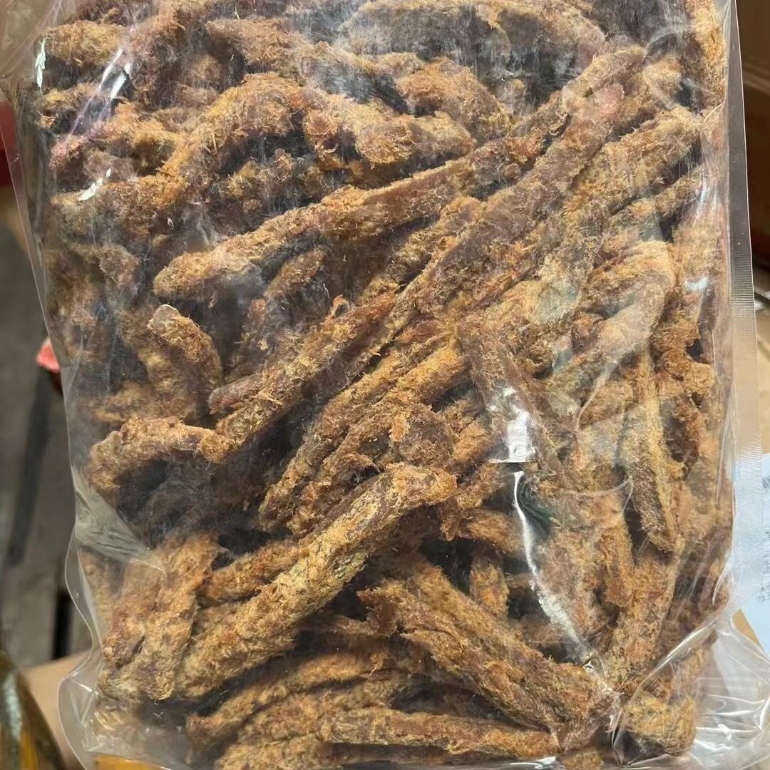 Shredded Pork Slices with Curry Flavor, Meat Strips with Satay Flavor, Five-Spice Beef Flavor, Large Slices of Pure Meat, Original Cut, Spicy