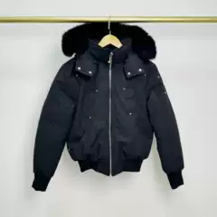 Palm Moose # 02 Men Fox Fur Hooded Bomber down Jacket