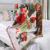 Trendy Jacquard Tapestry Christmas Sofa Throw Bohemian Sofa Blanket Anti-Cat Scratch Sofa Throw Thick Blanket