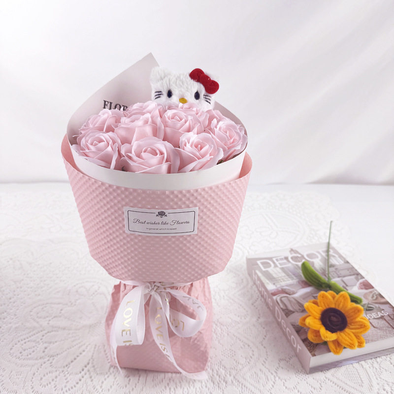 新品圆舞曲花束半成品花壳带花泥棒棒糖零食DIY插花材料摆摊卖花,淘宝优惠券,粉丝福利购,淘宝优惠卷