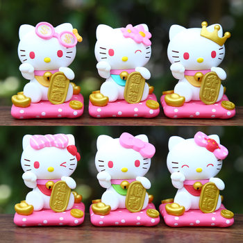 Tide Play KT Cat Doll Doll Blind Box Cute Girl Heart Room Desktop Decorations Hello Kitty Ornaments Gift